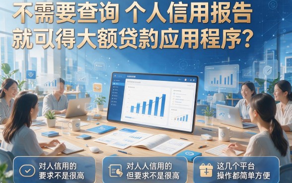 不看征信的大额贷款APP推荐！这6个借款口子额度高下款快，急需1000元也能轻松借