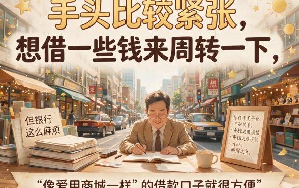 2026终于搞懂了！像爱用商城一样的借款口子，这5个对资质要求不高、额度2000起