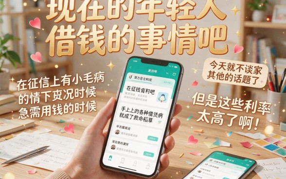 征信有逾期?手机借钱利息太高?这5个低息正规口子,最高4000元轻松借!