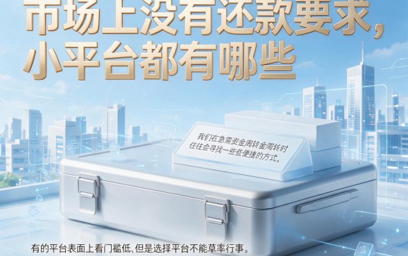 小平台借钱不用还款的有哪些？2026年藏不住的5个贷款窍门，柚顺通借、楠盛惠农等平台深度整合揭秘！