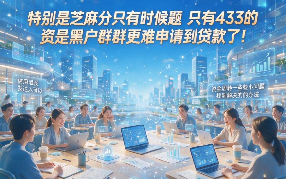 黑户芝麻分433怎么贷款？2026年5个714利率口子深挖，当前逾期也能下款