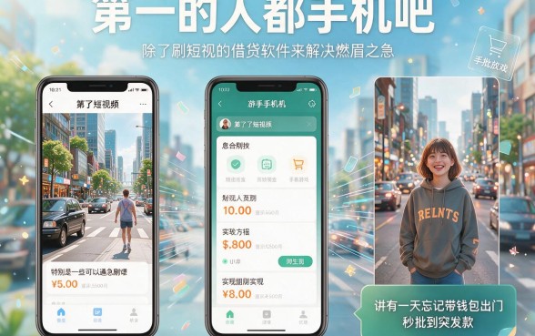 手机借钱秒审批平台推荐！这5个网贷借3000直接无视查询，方便到离谱