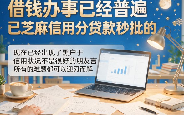 适合黑户芝麻信用分贷款秒批，2026最新5家短期周转平台实测推荐