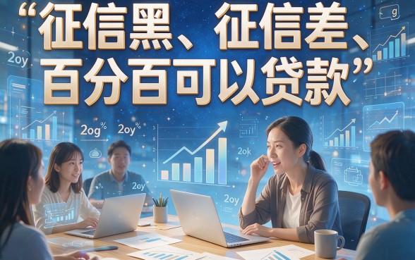 征信黑、征信不好、征信烂也能百分百下款？这些网贷平台真的靠谱吗？