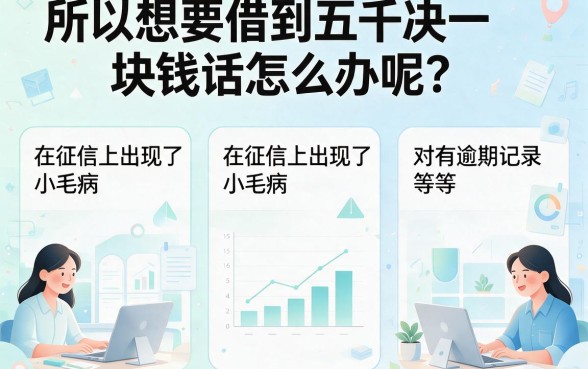 征信有逾期、征信不好急用5000？2026内部放贷妙招+这5个征信不好也能借1000的口子速探