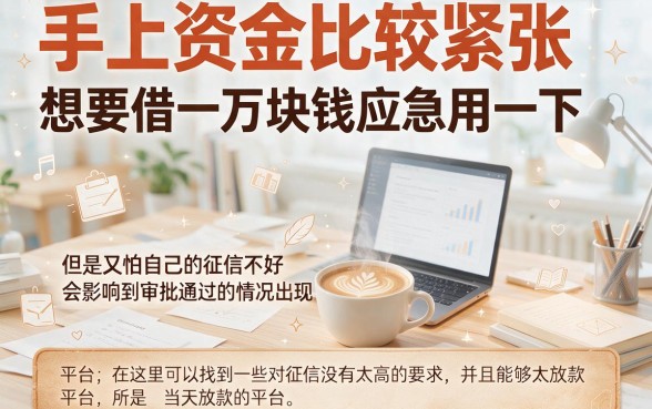 征信花了急需借款10000元马上放款？这5个渠道速看！
