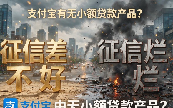 征信黑了、征信不好、征信烂，支付宝上还有没有能下款的小额贷款平台？这篇硬核筛选务必收藏！