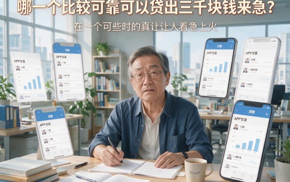 2026年必下款！现在什么软件好贷款包下3000？这5个借款平台无视征信秒到账