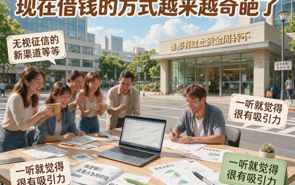 无视征信最新口子大公开！2026这5个借钱渠道门槛超低，征信花也能冲