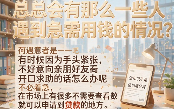 2026年最新盘点:这5个借1000元、对信用分要求不高的良心口子,就是不用看信用分的贷款!