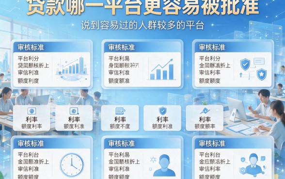 2026贷款哪个平台容易通过审核?亲测这5个口子稳下3000,资质要求不高很贴心