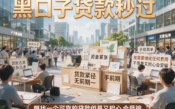 黑口子贷款秒过无前期！2026重大发现：这五款借款软件秒过无前期稳下