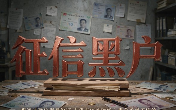 征信黑、征信不好、征信烂？微信上凭身份证借钱的方法来了！