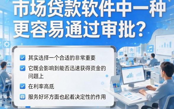 2026年哪些贷款软件容易放款成功？这5家网贷平台贴合临时缺钱需求