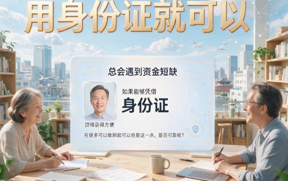 凭身份证就可借款靠谱吗？2026最新流程与避坑指南全解析