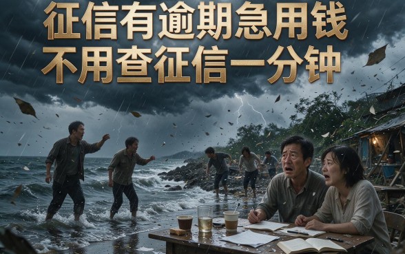 征信有逾期急用钱？不查征信一分钟放款到底靠不靠谱！深度揭秘！