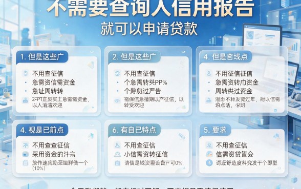 不查征信的有什么软件？这5个亲测靠谱速收藏