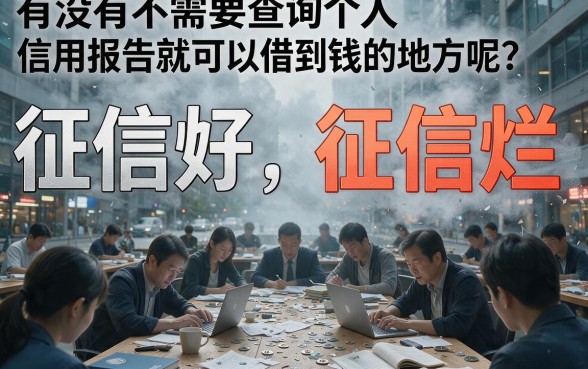 征信黑、征信不好、征信烂必看！不查大数据的借钱渠道真的靠谱吗？