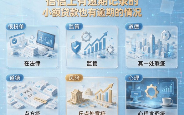 征信有逾期、芝麻分低、还有小贷逾期？别慌，这篇给你讲透！