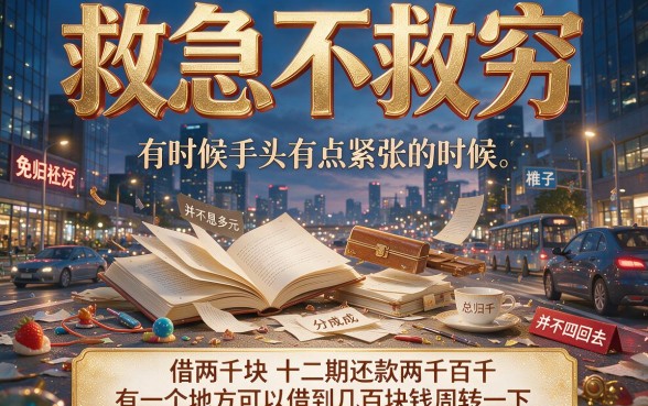 借2000分12期还2400，利息到底几分？2026年老司机亲测这五个热门口子，贷款5000也能分12期还！
