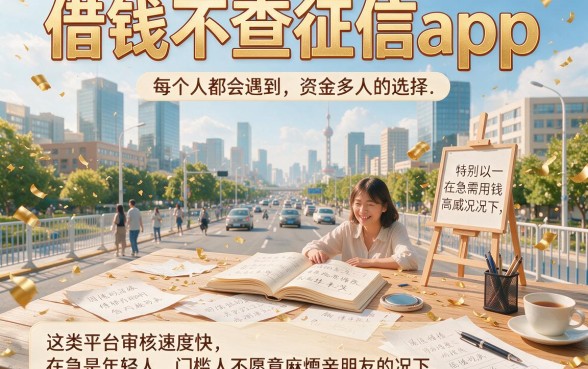 2026亲测！这些借钱不查征信app，借款500不看征信的口子速藏！