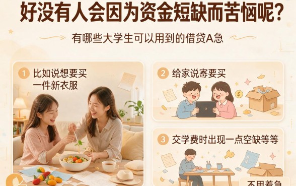 大学生这5个可以借款App能贷7000，应急备用超方便
