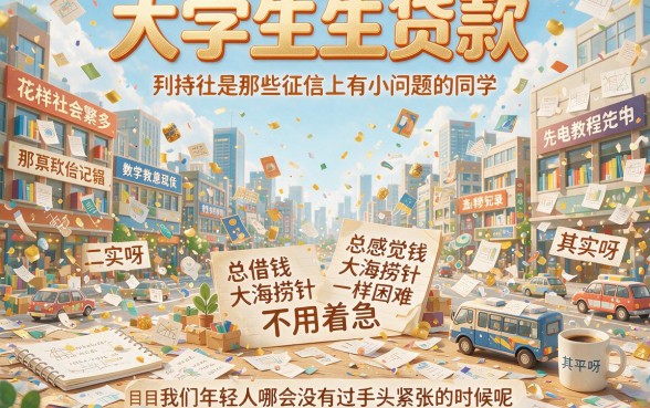 征信有逾期也能过！2026亲测大学生贷款平台，手机号直接借钱5000秒到账