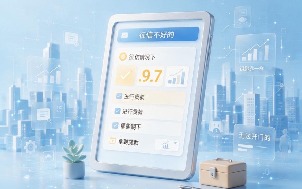 征信黑、征信不好、征信烂必下款软件有哪些？2026年5个征信烂也能借2000的平台盘点