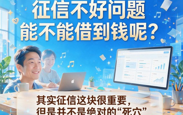 征信黑、征信不好、征信烂必看！2026年这5个借钱4000不用还的口子，超级实用