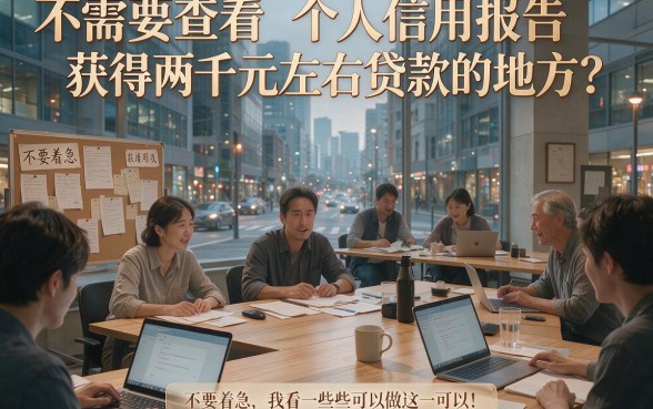 2026实测！这5个不看征信能贷2000的口子，无视征信也能借到8000