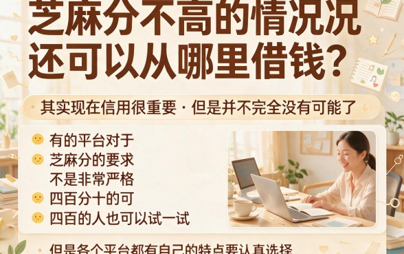 芝麻分四百多的网黑口子必下款攻略！2026这5个借钱10000的渠道稳到账