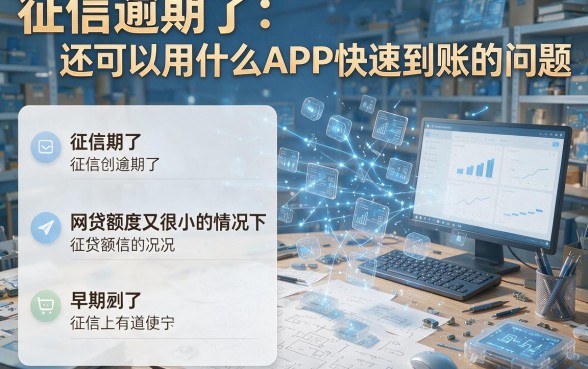 征信有逾期也能秒到账？这5个小额网贷APP额度虽小但下款快，亲测靠谱！