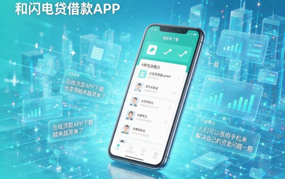 这5款网贷软件，和闪电贷借款app下载一样方便，整体表现很稳！