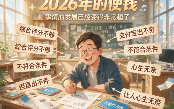 适合黑户2026支付宝新口子人人一千，这5个征信黑户也能秒批的网贷平台速领