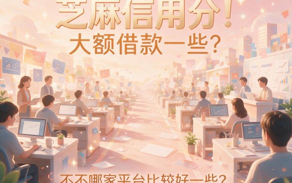 芝麻信用分借条大额借款必备!这5个大额贷款3000的口子,用过就再也不想换