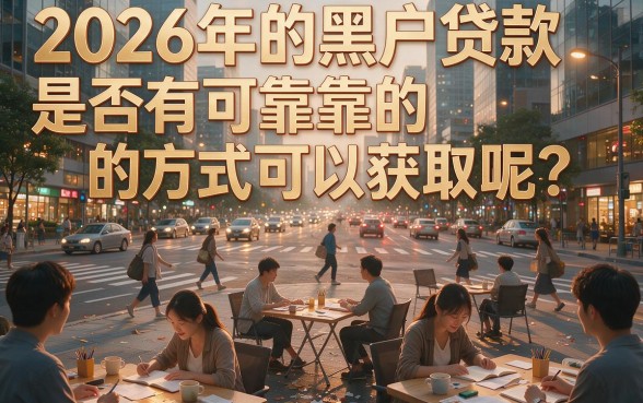 2026黑户极速贷款门槛大公开！这5个2026黑户借款8000的口子要求真不高
