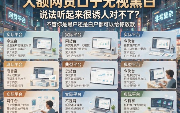 2026无视黑白的大额度网贷口子低息攻略，这5个借款APP对黑白要求不高