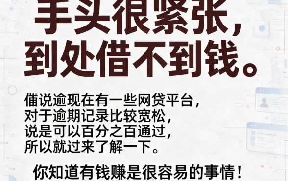 2026年最新逾期也能百分百通过的网贷平台盘点,这5个口子秒下7000速来尝试!