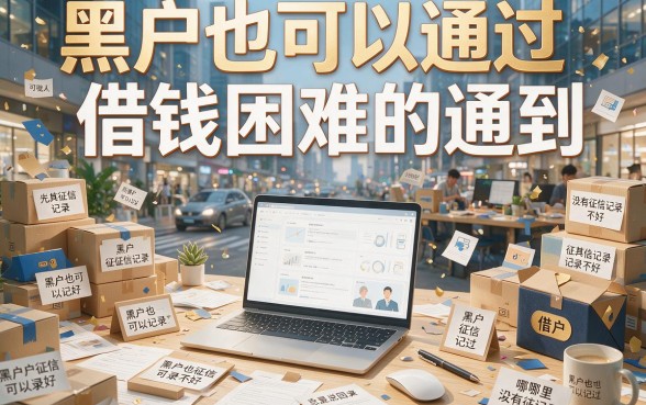 黑户专属！2026容易过的快速借款平台盘点，这5个借钱3000要求不高，合规办理超放心