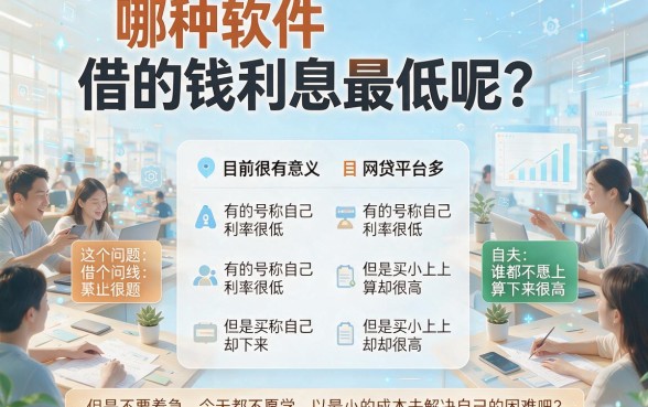 2026年什么软件借款利息最低？这五个平台借2000利息超低，大力推荐！