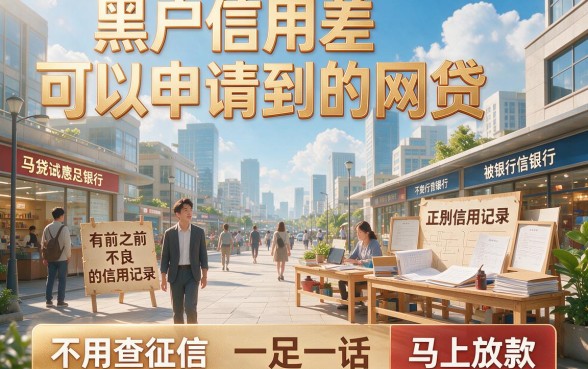 黑户信用不好能借的网贷有哪些？2026最新实测整理，速看