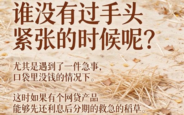 先息后本再分期！什么网贷可以先还利息再分期？这5个借3000的app值得收藏