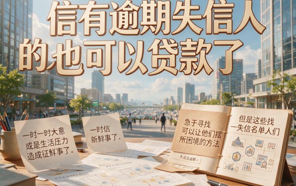 征信有逾期失信人也能下款的口子有哪些?全面解析真正能过的借款渠道