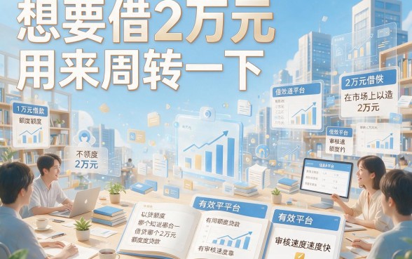 能贷款两万的平台有哪些？这5个正规渠道力荐，还有能借7000不查征信的口子