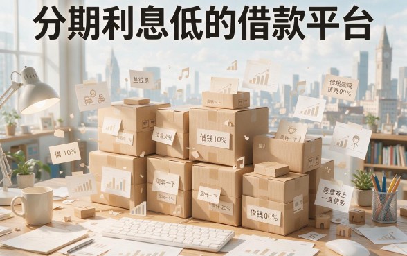 这样借分期利息低!这5个借款平台利息超划算,4500元贷款首选