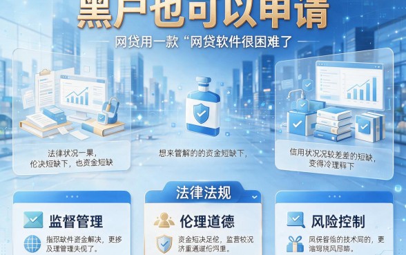 黑户比较好下的网贷软件真的存在吗？小心这些隐藏风险！