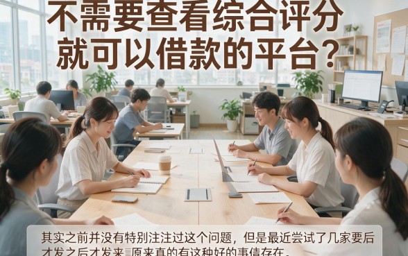 不查综合评分也能借款！5个综合评分要求低、口碑好的2000元借钱口子