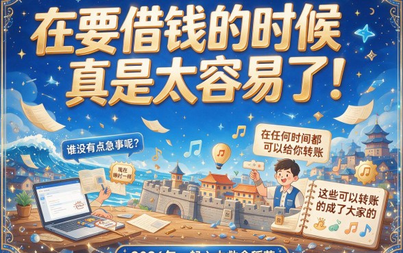 2026年网贷全天秒下款的平台整理!这5个2026年借款口子对资质要求不高