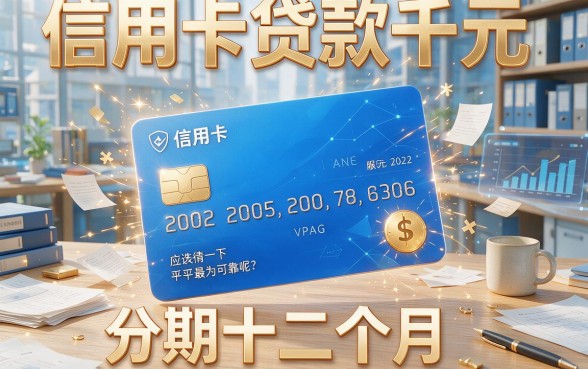 信用卡贷款6000分12期压力大?4月应急必看:这5个额度门槛低的平台也能借8000分12期周转