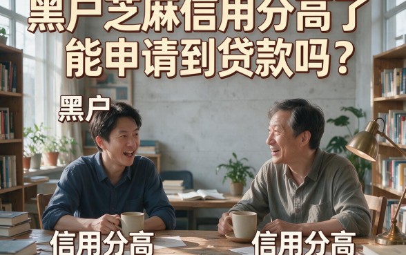 芝麻分高但征信黑了能贷款吗?5个黑户可借2000的应急口子盘点